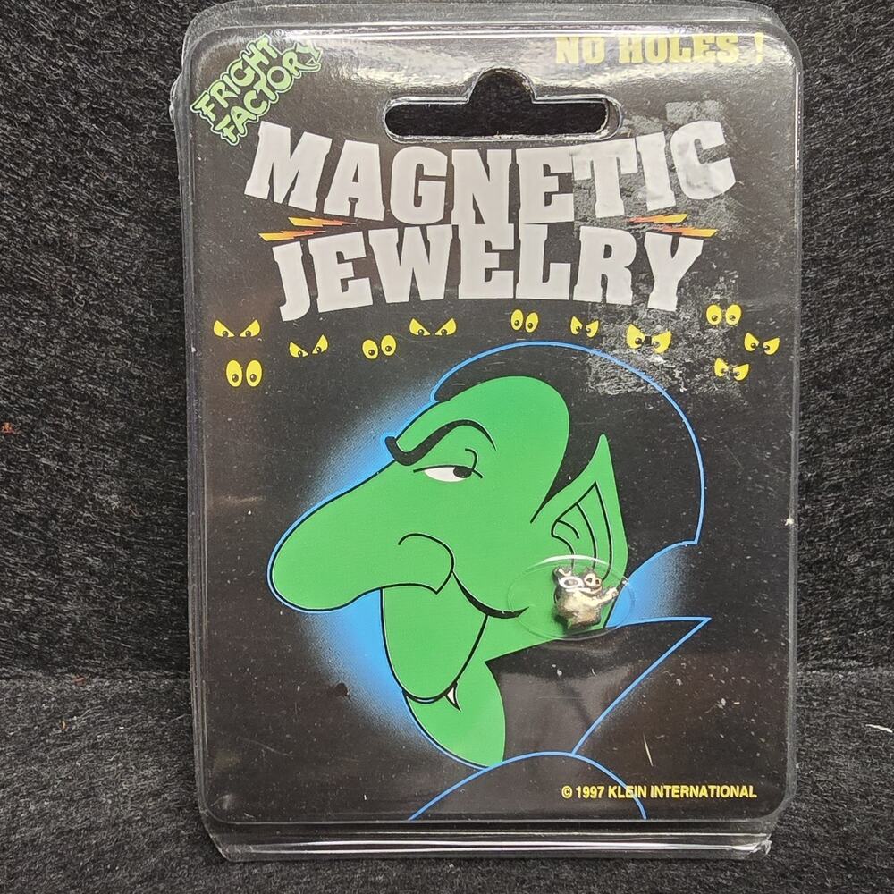 Vintage Halloween Magnetic Earring - Ghost 1997 Klein Intl.